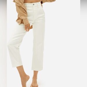 Everlane cropped straight pants
